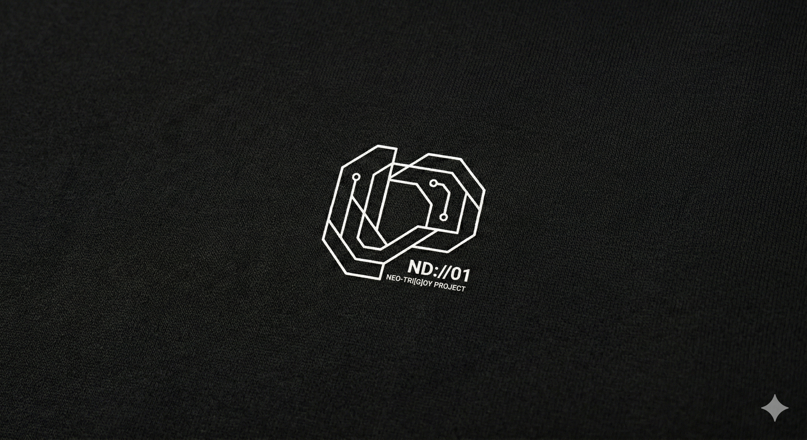 Brutal typography hoodie campaign